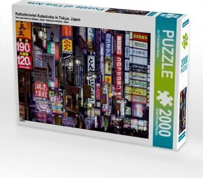 Produktbild von Calvendo Rotlichtviertel Kabukicho in Tokyo, Japan 2000 Teile Puzzle quer 900x670mm, Christopher Becke Jan; 7313138
