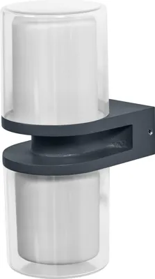 Produktbild von LEDVANCE Smart+ Up Down Flare Multicolor, Intelligente Wandleuchte, WLAN, Grau, Aluminium, Polycarbonat (PC), Warmweiß, 3000 K