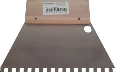 Produktbild von Leim Klebstoff Trapez Zahnspachtel Bodenleger 180mm x 130mm gezahnt C2 (6x6mm)