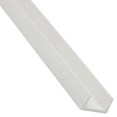 Image de Profil d'habillage PVC chant U blanc 16mm longueur 2,60m - RIBP316