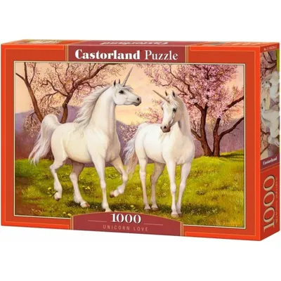 Produktbild von Castorland Puzzle Einhorn Liebe - 1000 Teile Legespiel
