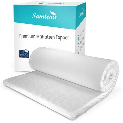 Immagine prodotto di Materasso topper viscoelastico 100x200x5 cm con memory foam