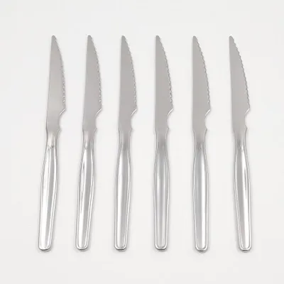 Image de Couteaux à steak en inox Friso x 6