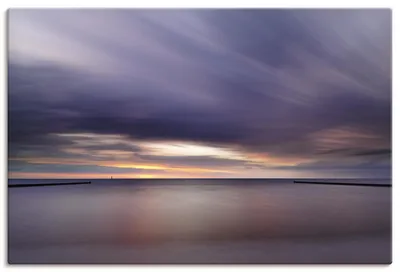 Produktbild von ARTland Leinwandbild Abendfarben Größe: 60x40 cm