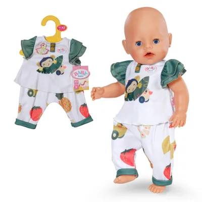 Produktbild von BABY born Äffchen Outfit mit Shirt und Hose für 43cm Puppen