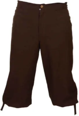 Produktbild von O7322-54-56 braun Herren Kniebundhose Mittelalter-Pirat Gr.54-56