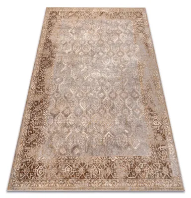 Imagen del producto de Alfombra de lana NAIN Ornamento, marco, 1631/51655 gris / marrón 200x300 cm