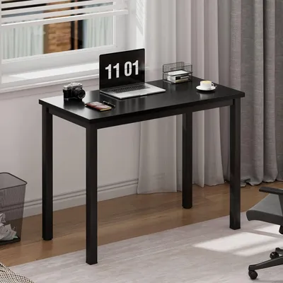 Immagine prodotto di Scrivania per computer Scrivania 80x40x75 cm postazione ufficio legno metallo robusto stabile
