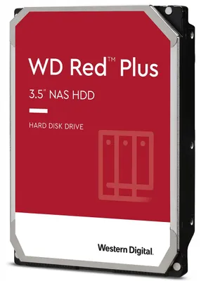 Produktbild von Western Digital Red Plus, 4 TB, 5400 RPM, 64 MB, 3.5", Serial ATA III