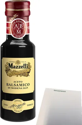 Produktbild von Mazzetti piccolo Balsamico Condimento (100ml Flasche) + usy Block