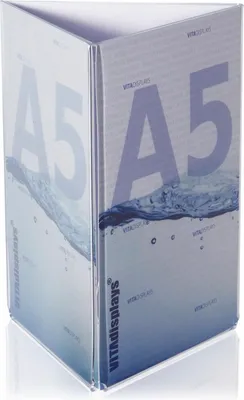 Produktbild von DIN A5 Dreieckständer / Plexiglas-Aufsteller