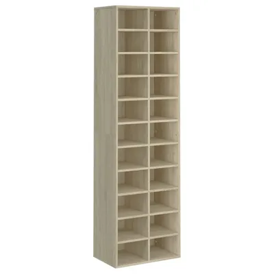 Immagine prodotto di vidaXL Scarpiera rovere Sonoma 54x34x183 cm Materiale a base di legno