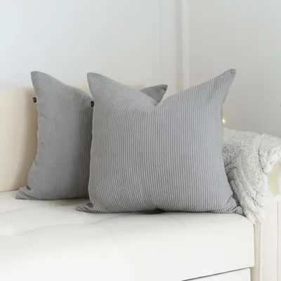 Produktbild von DYNMC you Cord Kissenbezug 50x50-4er Kordsamt Weiche Kissenbezüge 50x50 - Dekokissen Sofakissen - Kord Kissenhüllen 50x50 cm - Sofa Kissenbezug Cord - Kissen Deko