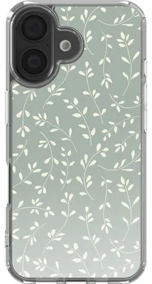 Productafbeelding van imoshion Design hoesje voor iPhone 16 - Smaragdgroene bloemen
