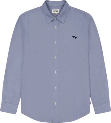 Produktbild von Wrangler 112350481 Langarmhemd Blau L Mann Blau L