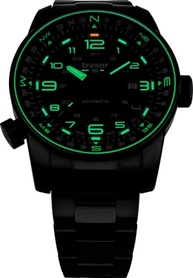Produktbild von Traser Herrenuhr TS-109525 schwarz