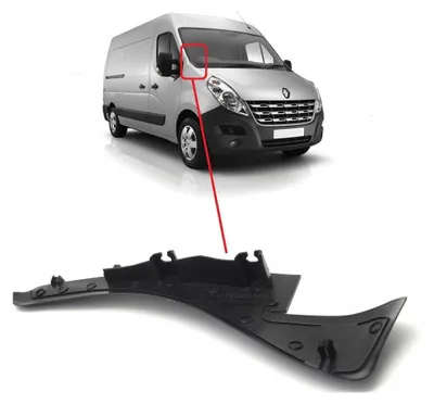 Immagine prodotto di Pannello parabrezza per Renault Master, Opel Movano 2010+ destro 668100009R