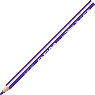 Produktbild von Dreikant-Buntstift - STABILO Trio dick - Einzelstift - blauviolett