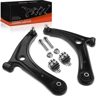 Image de Frankberg 1x Kit de Bras de Suspension Essieu avant pour Dodge Caliber Jeep Compass Patriot 1.8L 2.0L 2.4L 2.1L 2006-2017