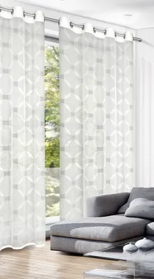 Produktbild von Ösenschal "Kreis" : Größe (HxB) 280x135cm Farbe: Beige