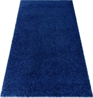 Zdjęcie produktu dla Dywan SOFFI shaggy 5cm granatowy niebieski 60x100 cm