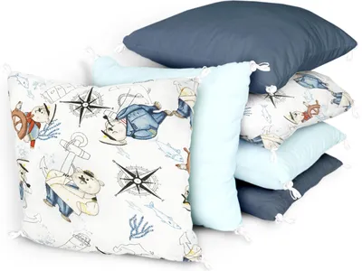 Produktbild von Amilian Bettumrandung 210 cm für Babybett - Kinder Nestchen Kantenschutz - Bettnestchen Kopfumrandung für Laufstall Bettausstattung Polster / Matrose
