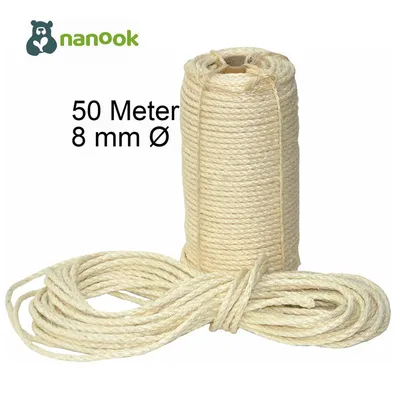 Produktbild von Kratzbaum Sisalseil Natur 8 mm - 50 m