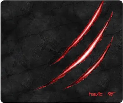 Imagen del producto de Havit HV-MP838, alfombrilla para ratón gaming, color  y rojo