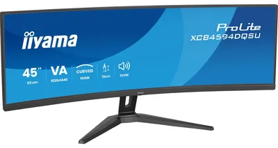 Produktbild von ProLite XCB4594DQSU-B1 (113 cm (44.5 Zoll), schwarz (matt), DQHD, VA, Curved, HDMI, DP, USB-C, USB-Hub)