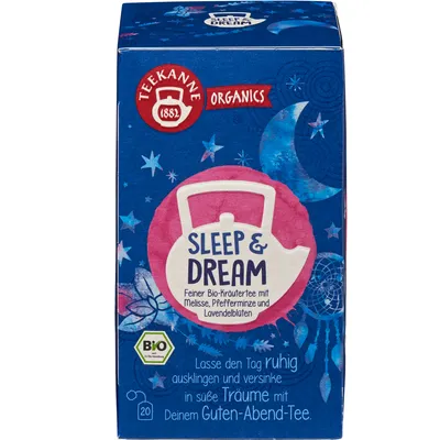 Zdjęcie produktu dla Teekanne Organics Sleep and Dream organiczna herbata ziołowa z melisą 34g