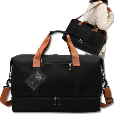 Zdjęcie produktu dla Bad&Bags Torba podróżna damska Fronosili Czarny Jeden rozmiar