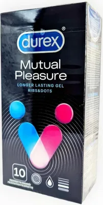 Produktbild von 10 Stück Durex Mutual Pleasure Kondome Liebe Sex Konzipiert für Sie beide