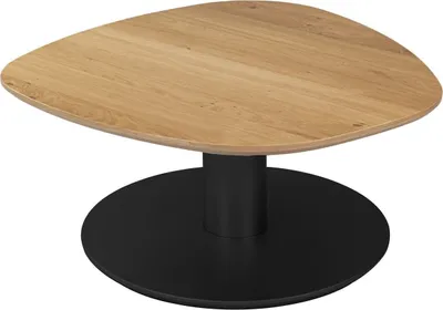 Produktbild von Couchtisch Celestina 80x80x39 höhenverstellbar Anthrazit/Wildeiche 16235
