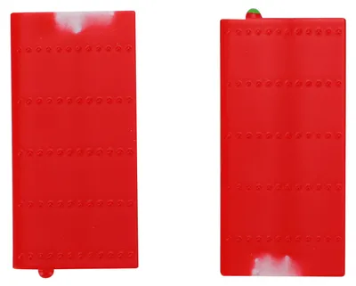 Produktbild von Hubschrauberteile – Seitenflügelsatz aus hochfestem, leichtem Material, einfache Montage, kompatibel mit dem RC-Modell ERA C138 Bell 206, ferngesteuert, rot