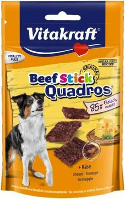 Productafbeelding van Beef-stick quadros kaas 70g Vitakraft