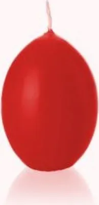 Produktbild von Eikerzen Rot getaucht 12 x 8 cm, Inhalt 6 Stück
