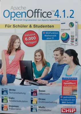Produktbild von Apache OpenOffice 4.1.2.  - Schüler und Studenten