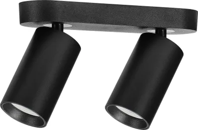 Immagine prodotto di Rabalux Lampada da soffitto nera Yorli per lampadina 2x GU10 73082