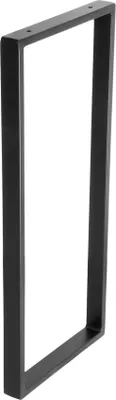 Produktbild von WAGNER Möbelbein/Tischbein/Möbelfuß DESIGN RAHMEN - 710 x 300 mm, Stahl pulverbeschichtet schwarz, Industrie Look - 12517001