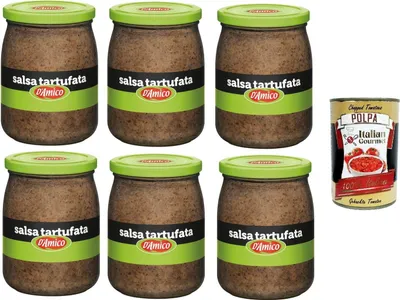 Produktbild von D'Amico Professional Salsa Tartufata Trüffelsauce 6x 500gr + Italian Gourmet polpa 400g