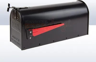 Produktbild von US-Briefkasten aus Aluminium, schwarz