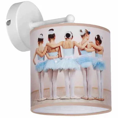 Produktbild von Wandleuchte Ballerina 1Xe27 Kinderzimmer Kinderleuchte Kinderlampen