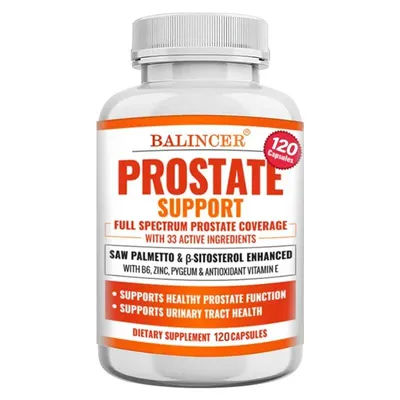 Image de Complément pour la prostate, 120 capsules, soutien de la santé des voies urinaires