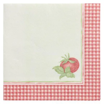Zdjęcie produktu dla 250 serwetek Papstar ROYAL Collection 1/4 fałdy 40 cm x 40 cm Tomato 89421