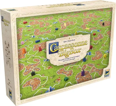 Produktbild von Asmodee Carcassonne Big Box (V3.0), Brettspiel