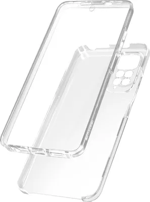 Immagine prodotto di Custodia protettiva Avizar a 360 gradi (anteriore e posteriore) per Xiaomi Redmi Note 11 / Note 11s, trasparente