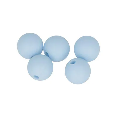 Immagine prodotto di Cordone in silicone rotondo x 5 - 10 mm - blu pastello