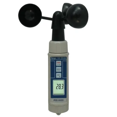 Produktbild von PCE Anemometer PCE-A420 Windmessgerät Flügelradanemometer Schalenkreuz