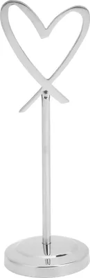 Produktbild von Tabelle Nummernhalter Herzscheißer Mehrzweckdauerkartenclips für Hochzeitsfeierbüro (Silber)