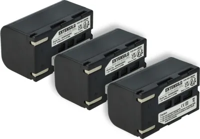 Produktbild von EXTENSILO 3x Akku kompatibel mit Samsung VP-D371, VP-D364W, VP-D362, VP-D361W, VP-D361, VP-D355i, VP-D355, VP-D354i Kamera (1640 mAh, 7,2 V, Li-Ion)